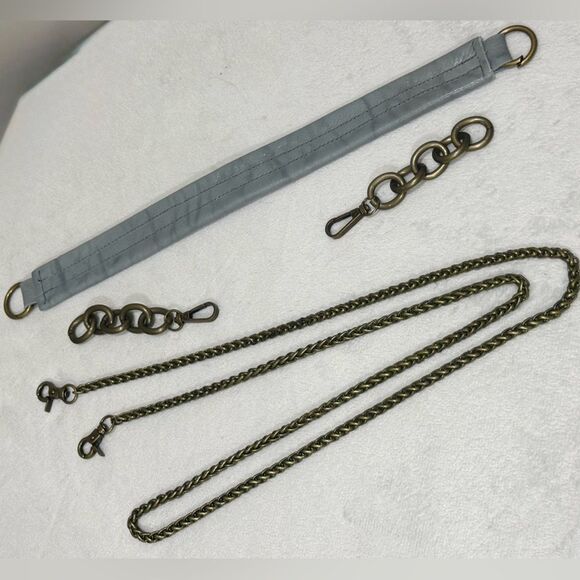 Embossed Cowhide Handsewn Retro Style Double Kiss-lock Shoulder Bag/Crossbody - Picture 16 of 16